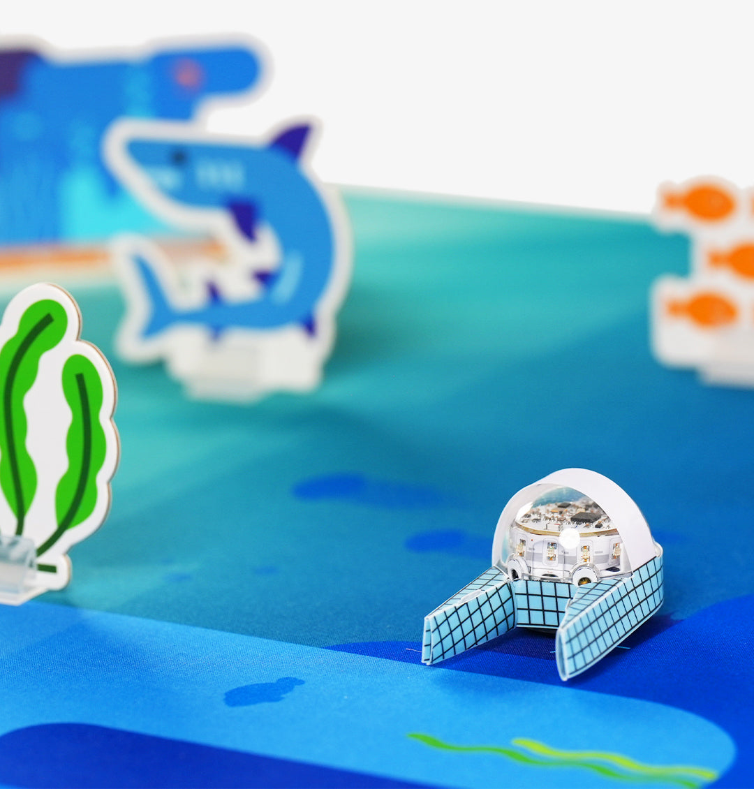 Ozobot's Ocean Explorer Challenge Mat - best coding activity for kids who love STEM