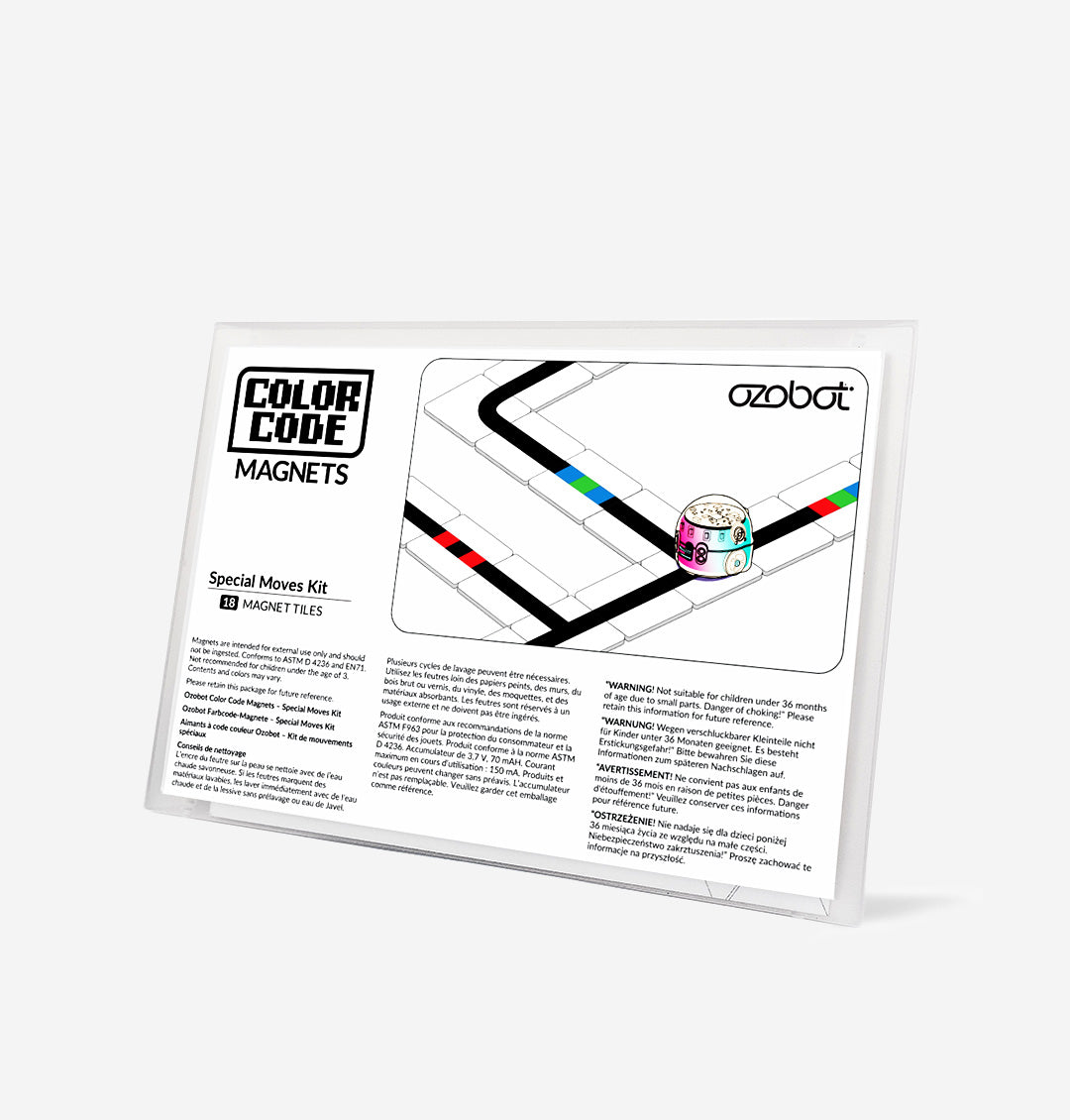 Ozobot Color Code Magnets Special Moves Kit - STEM kits for hands-on learning
