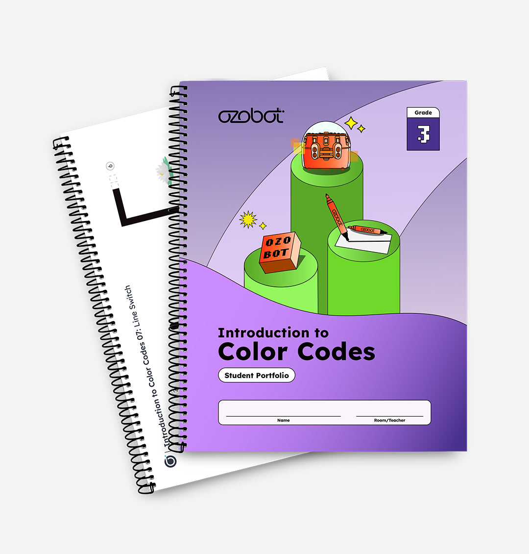Ozobot 3rd Grade Introduction to Color Codes Curriculum 12-Pack for Color Codes programming