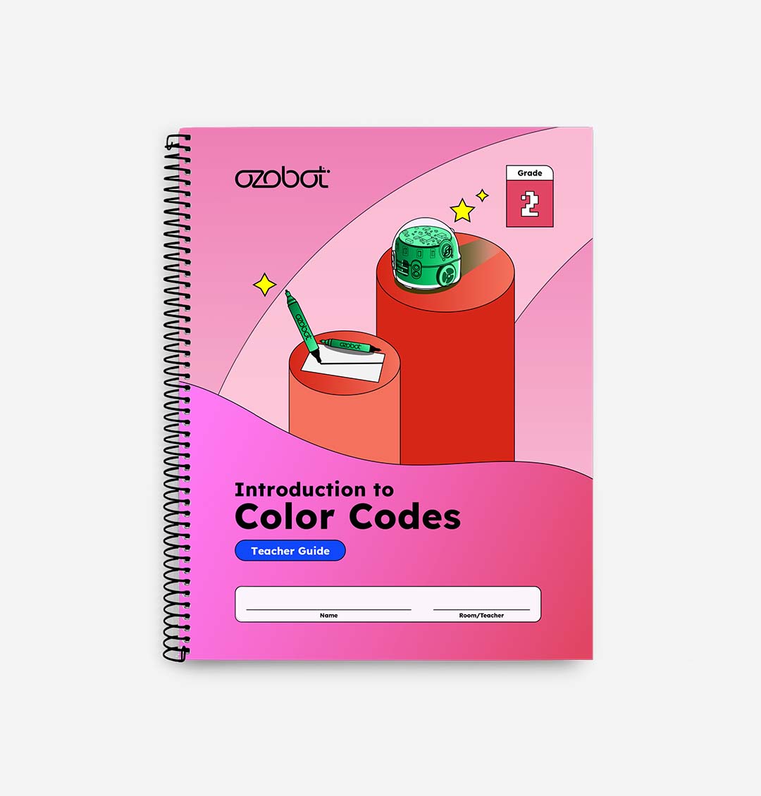 Ozobot 2nd Grade Color Code Teacher Guide with solutions and teaching tips