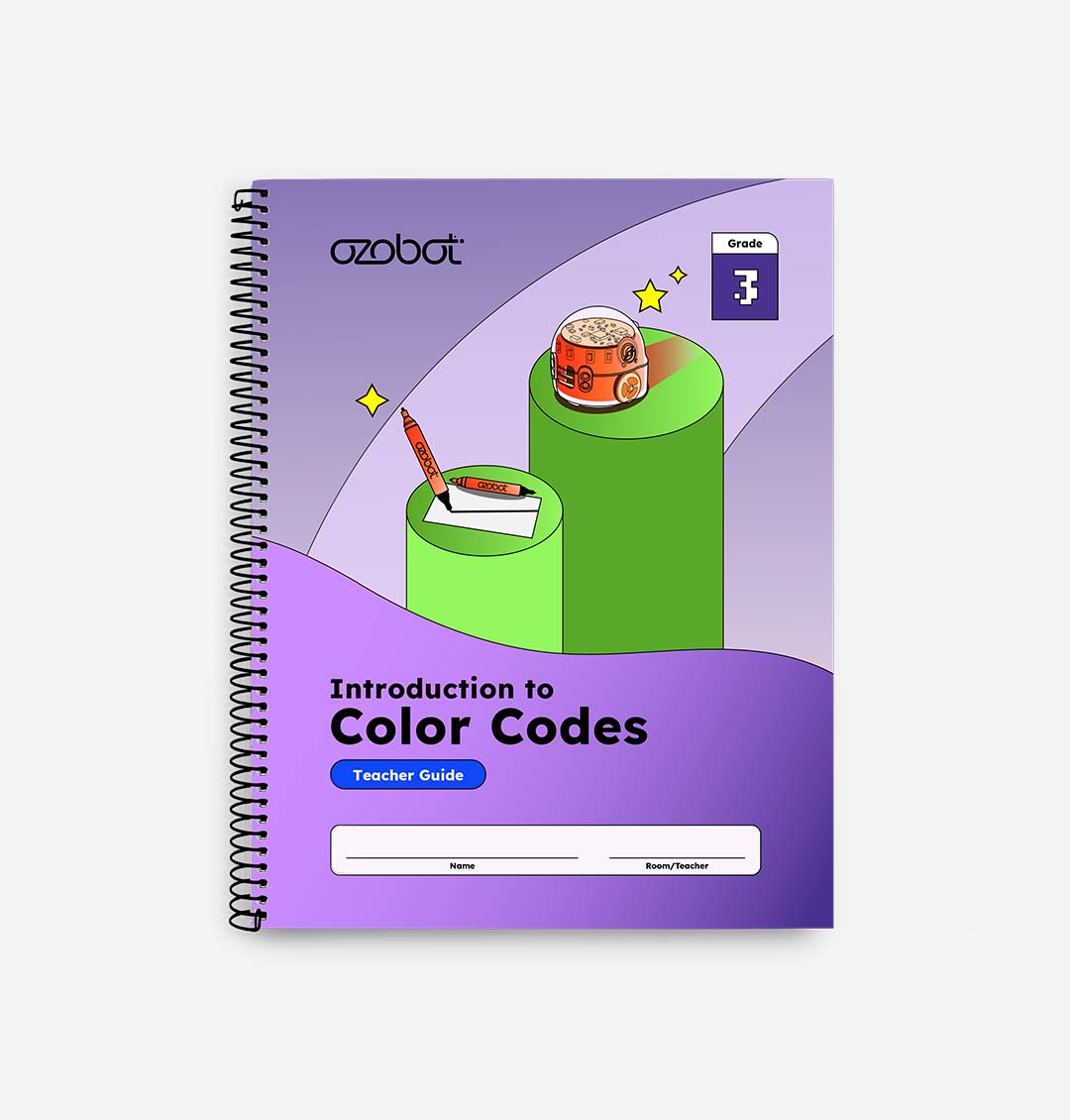 Ozobot 3rd Grade Color Codes Teacher Guide for classroom instruction support