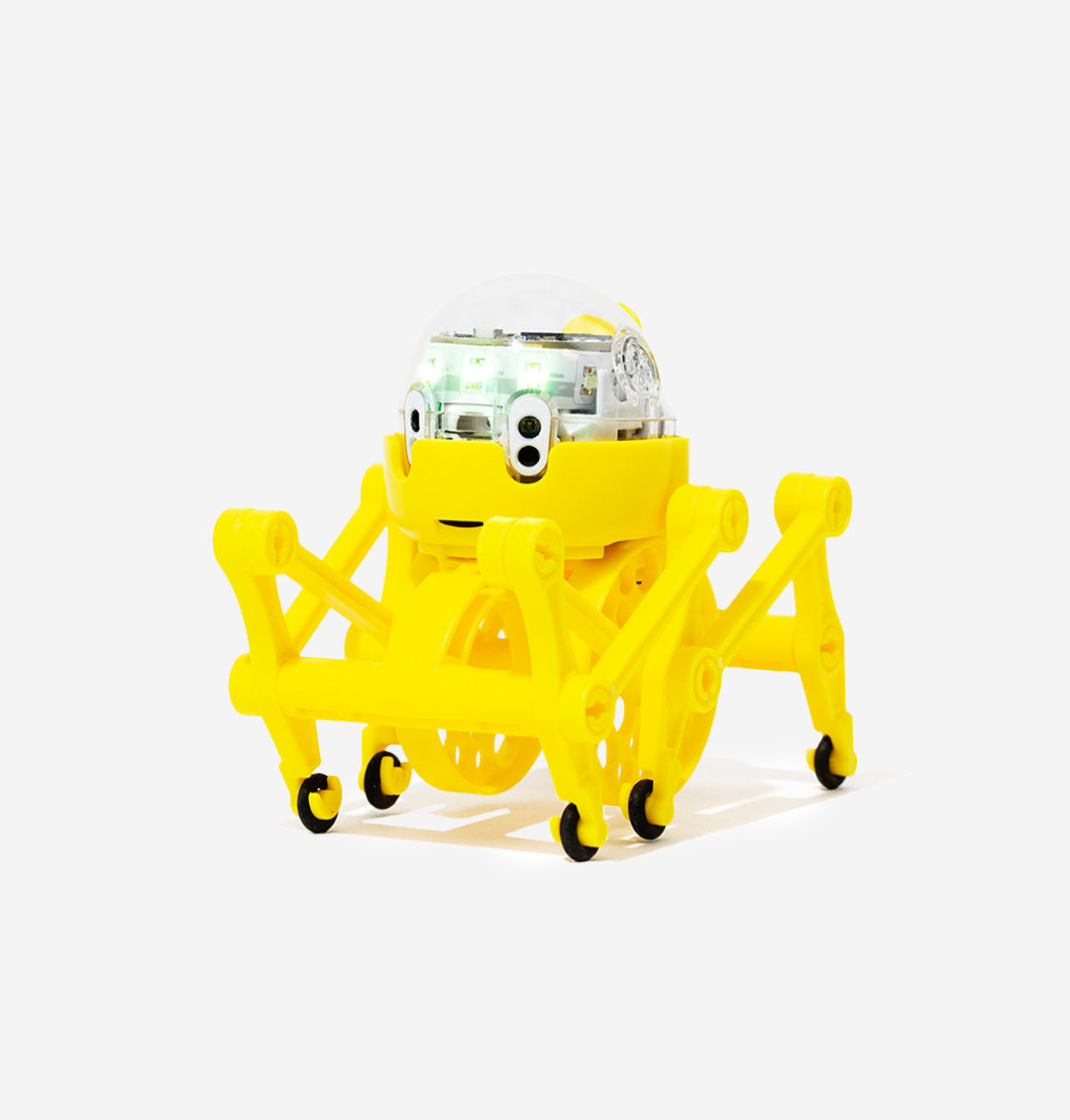Yellow Ozobot Crawler interactive programming accessory for Evo coding robot - hands-on STEM accessories for middle school students