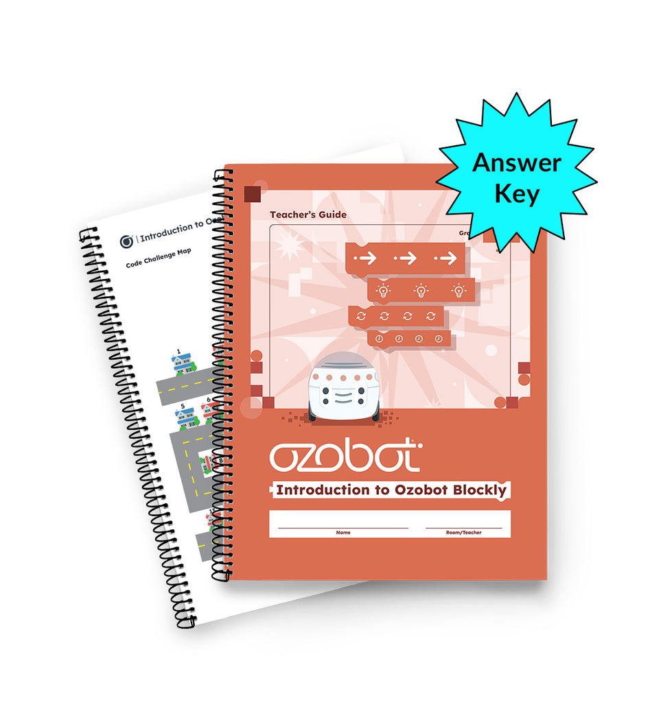 Introduction to Ozobot Blockly Curriculum: Student Portfolios (12 Pack