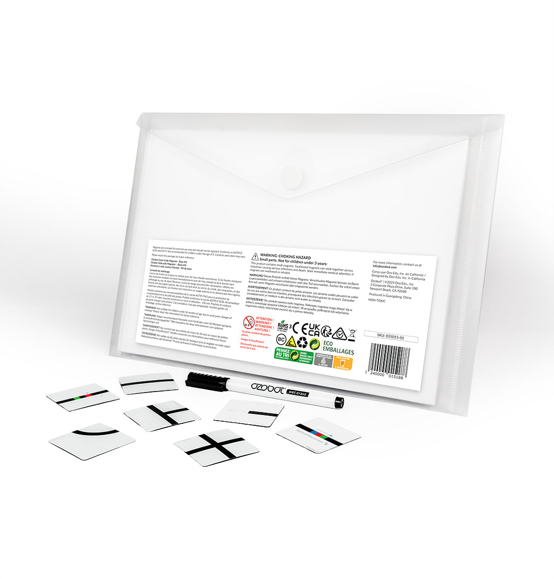 Ozobot Color Code Magnets Base Kit - hands-on STEM activities for beginners