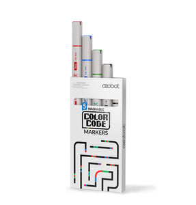 Dual tip washable color code STEM markers for students by Ozobot