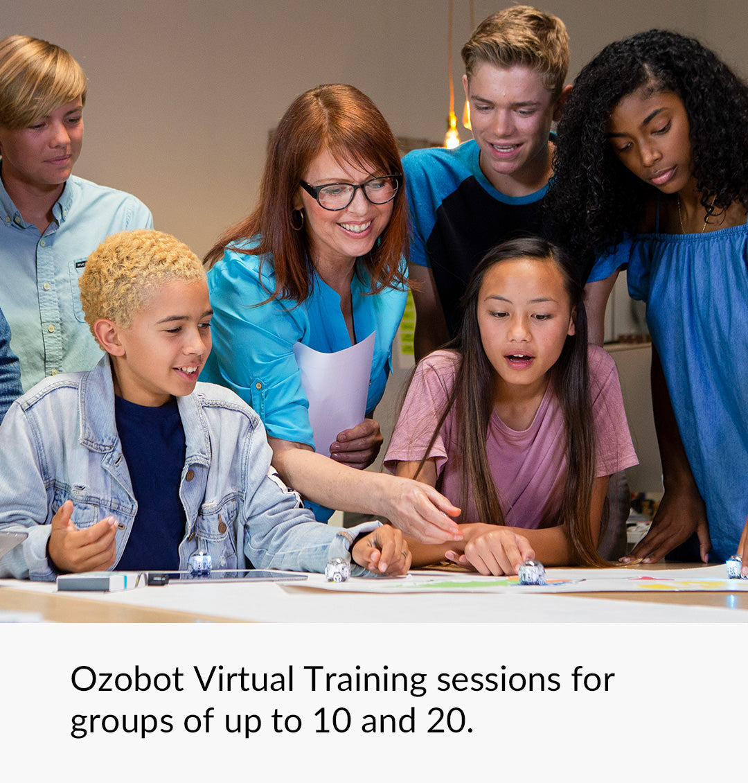 Ozobot STEAM online training sessions for 10 attendees - Virtual Professional Development