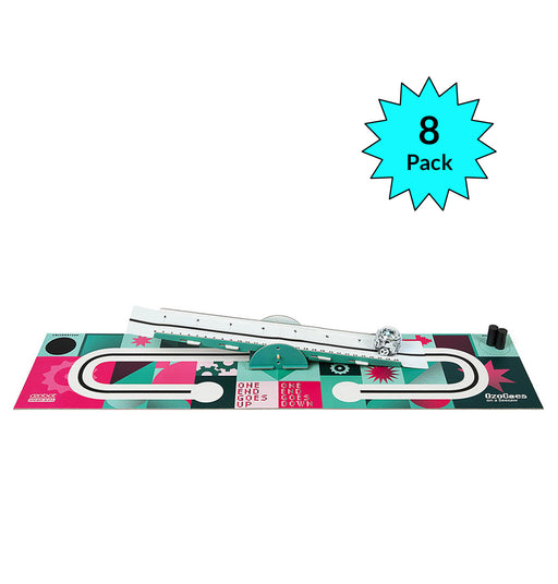 Ozogoes on a seesaw steam learning kit 8 pack by Ozobot - best stem kits for code learning