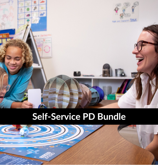 Self-service virtual professional development bundle - online teacher training STEM curriculum