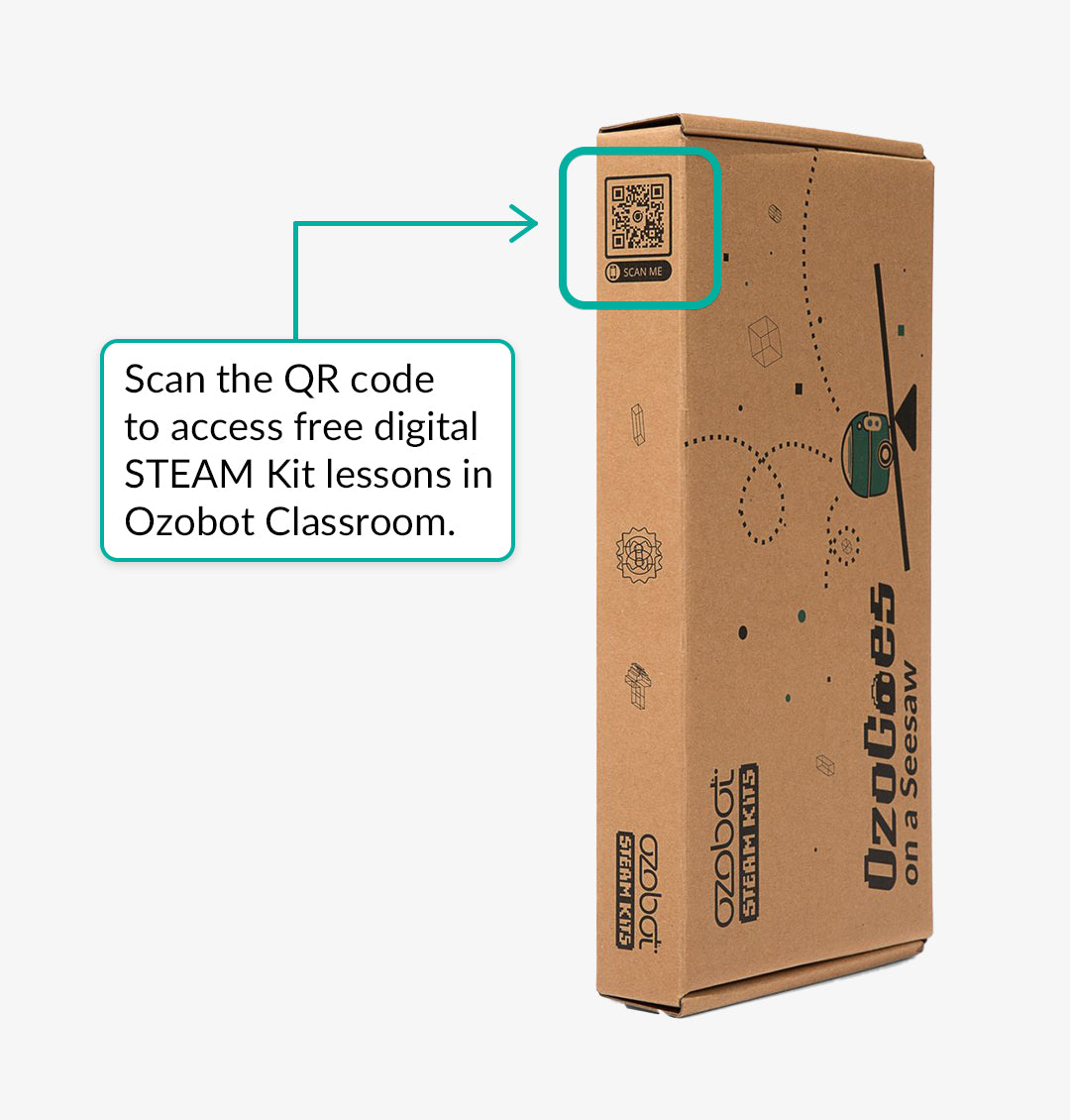 Ozobot Ozogoes On A Seesaw STEAM kit 8 pack - robotics kits for young coders