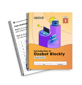 Introduction to Ozobot Blockly Curriculum first grade student workbook 2024 grade 1 - best stem activities for beginners
