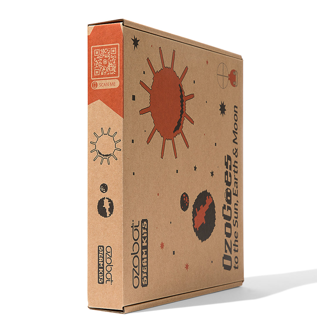 Ozogoes to the Sun, Earth and Moon STEAM kit by Ozobot - low prep stem kits for the classroom