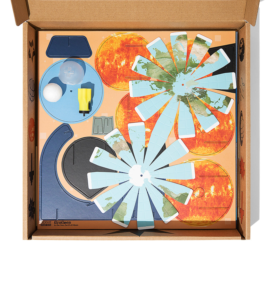 Ozogoes to the Sun, Earth and Moon steam learning kit - best hands on kids stem kits for students