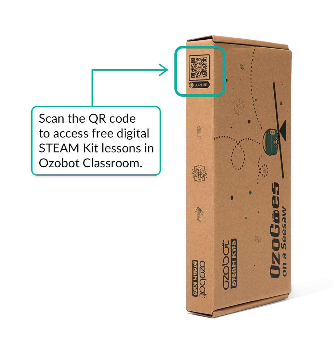 Ozobot Ozogoes On A Seesaw STEAM Kit for hands-on learning in classrooms