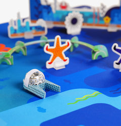 Challenge Mat Ocean Explorer interactive STEM coding activity for kids