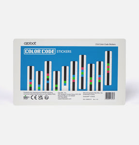 Ozobot Color Code Stickers with pre-printed stickers inside