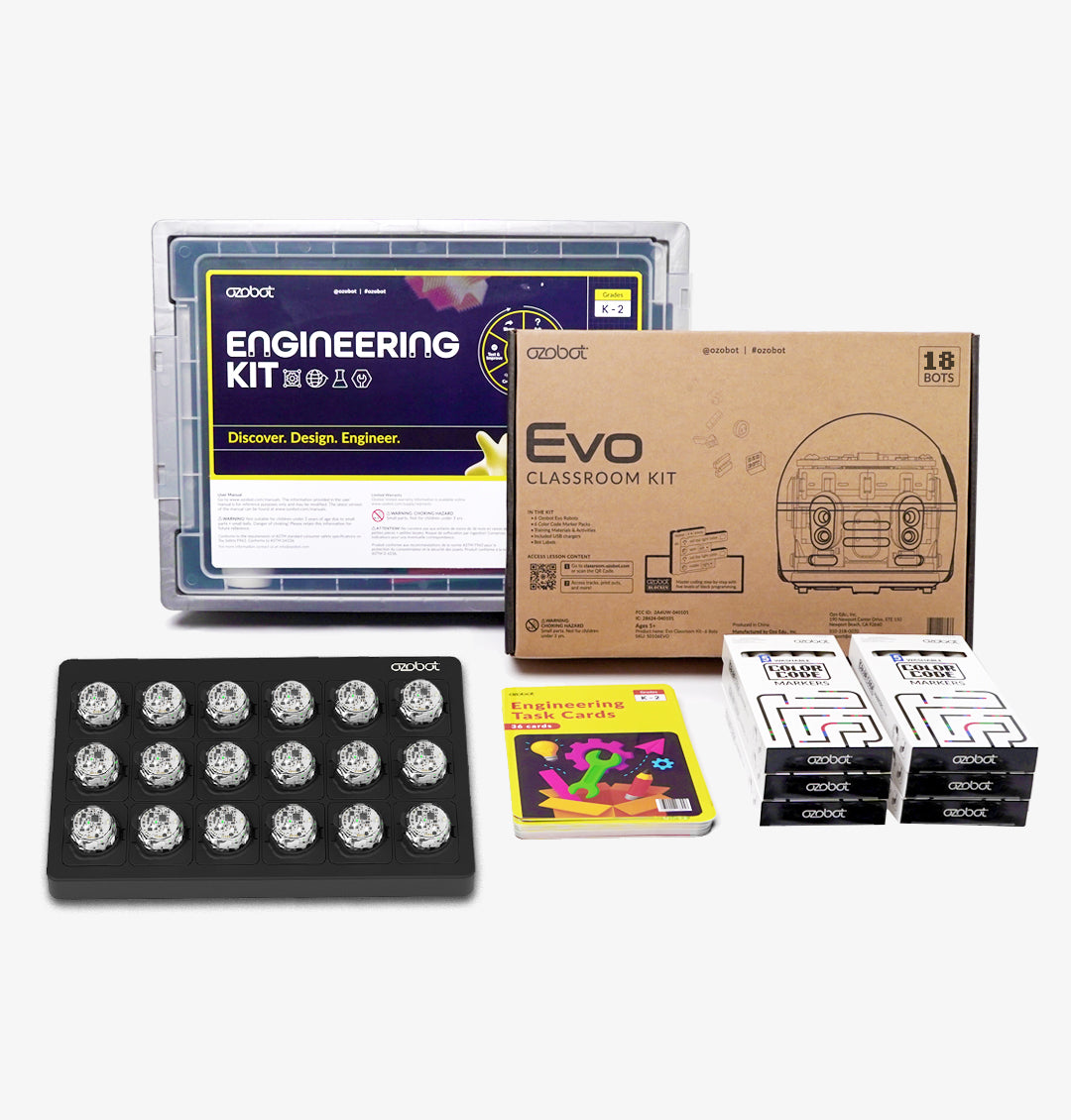 Engineering Kit with Evo 18 Pack: K-2 Students