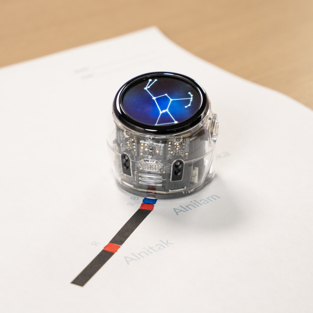 Compact Ai robot for kids with lights and sensors