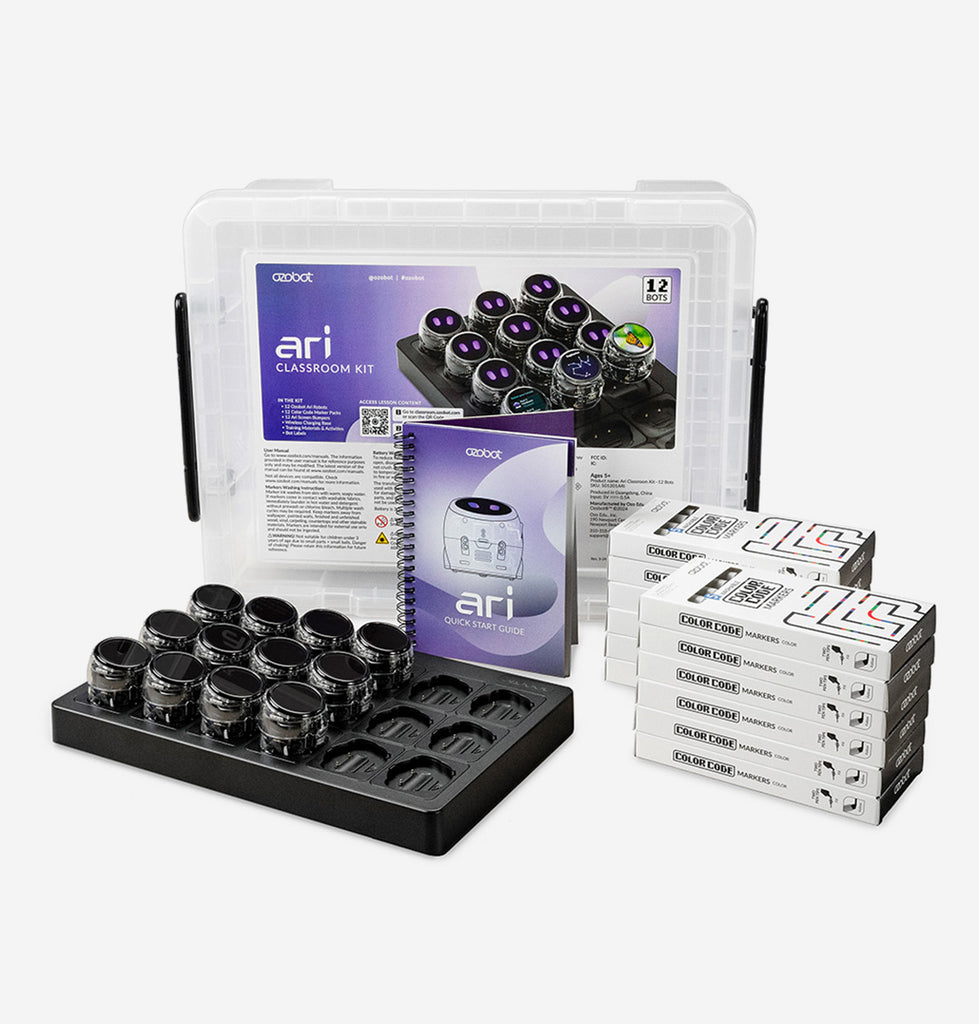 Ari Classroom Kit - 12 Bots + PD | Complete STEAM Bundle – Ozobot