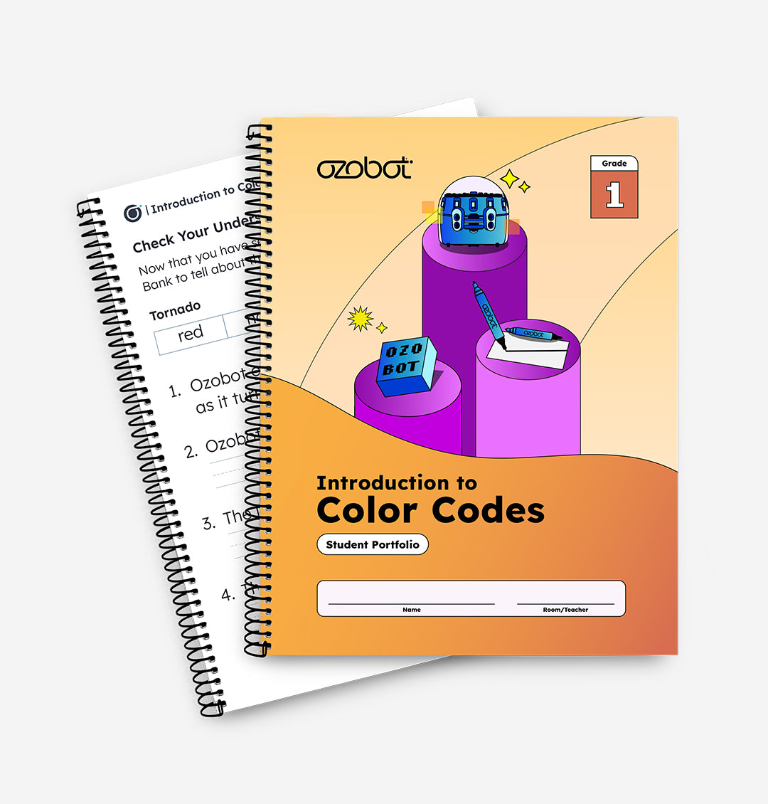 Ozobot 1st Grade Introduction to Color Codes Curriculum 12-pack with hands-on coding lessons