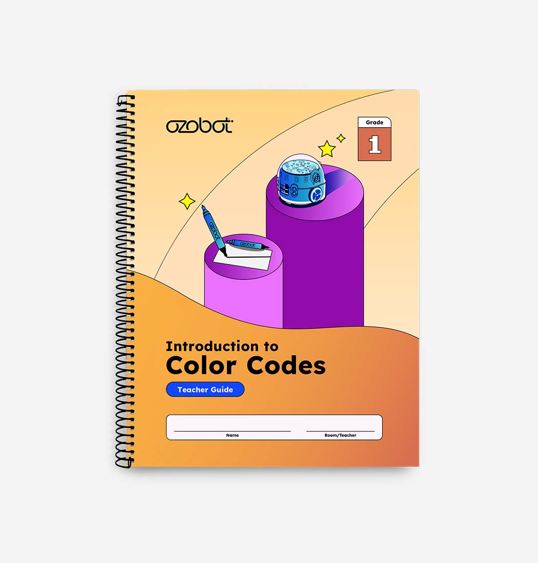 Ozobot 1st Grade Color Codes Teacher guide to support curriculum instruction