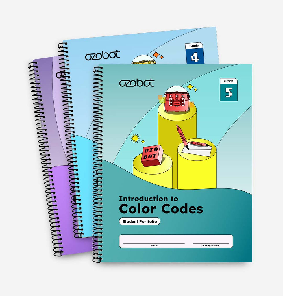 Introduction to Color Codes Curriculum Student Workbooks – Ozobot