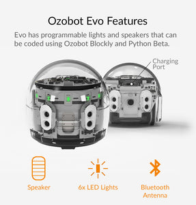 Evo Entry Kit Bundle 6 Pack by Ozobot - classroom-ready STEM robotics for students