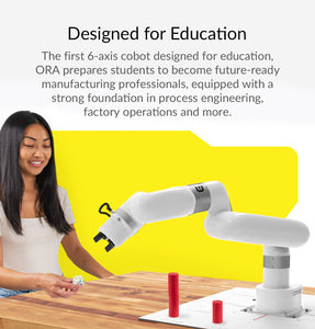 ORA Ozobot Robotic Arm for STEM education in the classroom - hands-on robotics and coding fun for kis