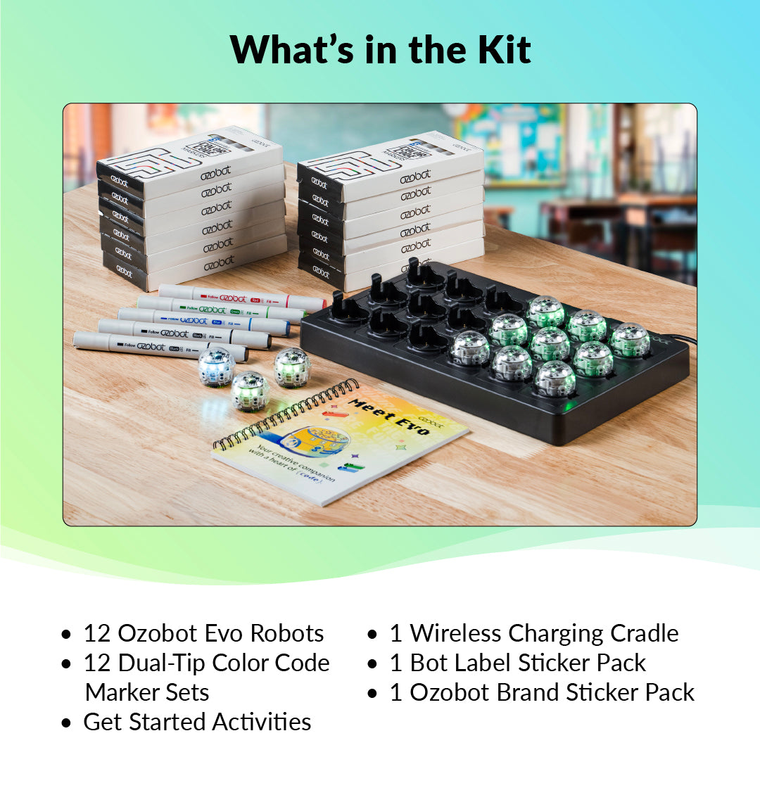 Evo Classroom Kit - 12 Bots