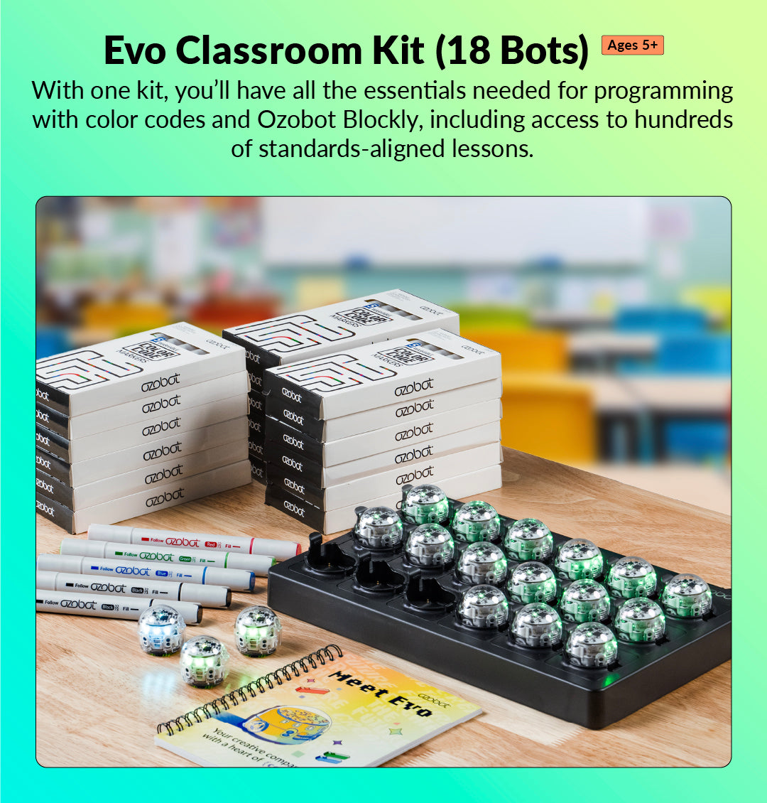 Evo Classroom Kit - 18 Bots