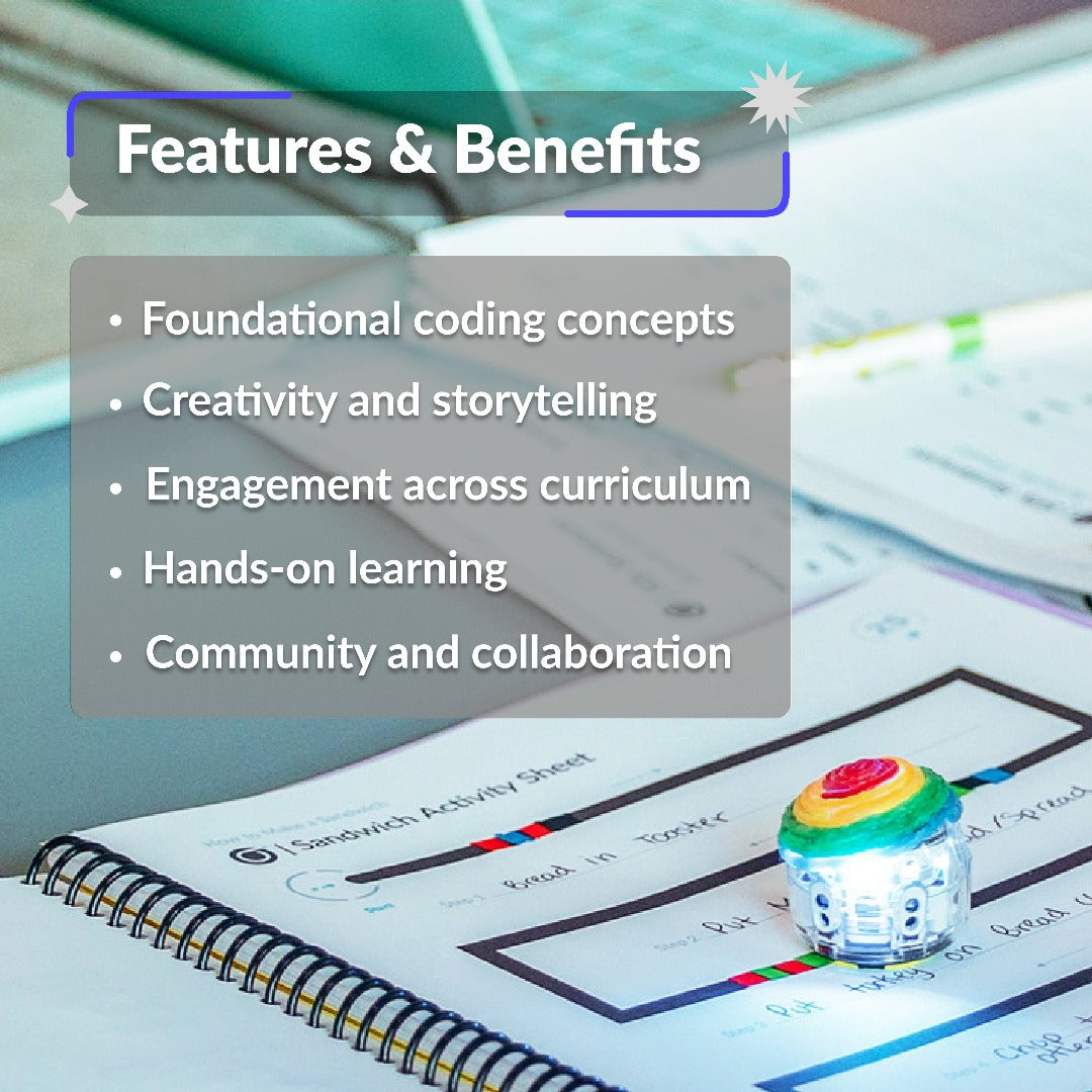 Self-Service Professional Development Creative Coding with Color Codes by Ozobot - online STEM education curriculum for teachers