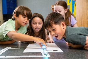 Students leanring how to code with Color Code Magnets