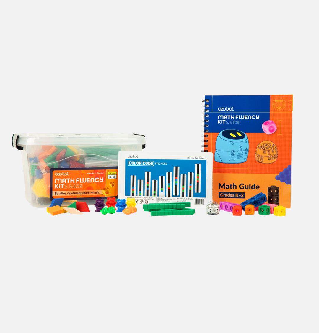 Math Fluency Classroom Kit (K–2) + 18 Evo Robots