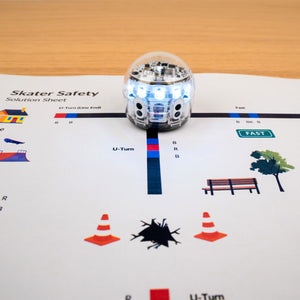 Children play with Evo robot, an education gift for 5 year olds